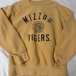 MV Sport Mizzou Tigers Gold Sweatshirt